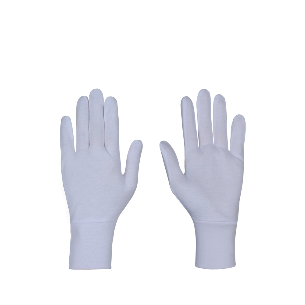 دستکش ایمنی نخی ضد حساسیت پارس (سفید)